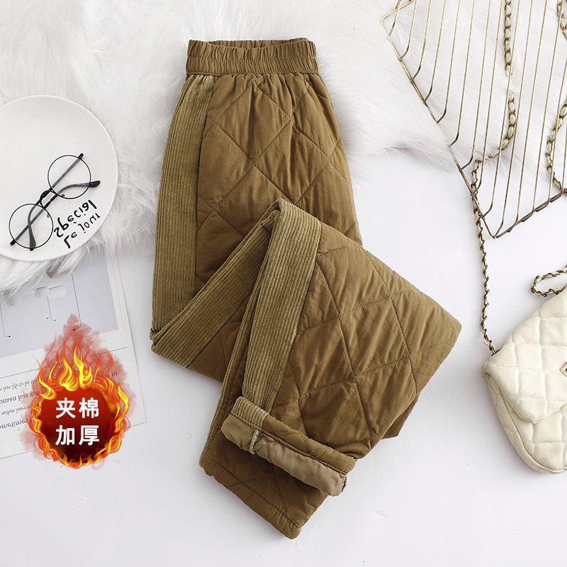 Corduroy Patchwork Cotton Padd - Corduroy Pant Warm review and price