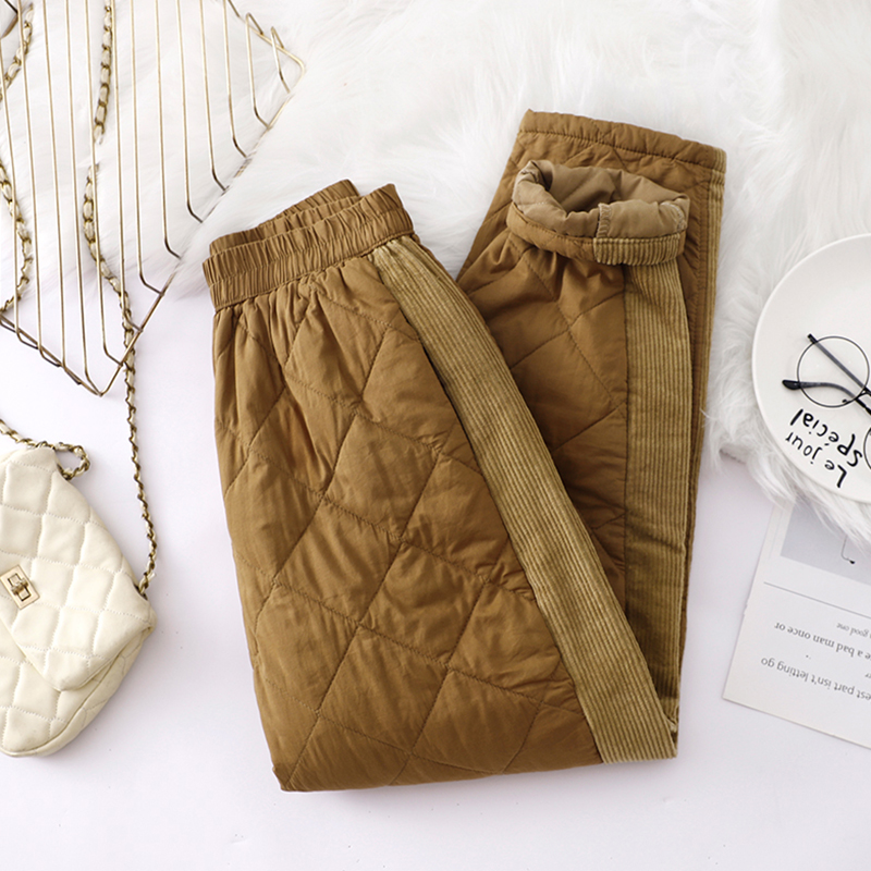 Corduroy Patchwork Cotton Padd - Corduroy Pant Warm review and price