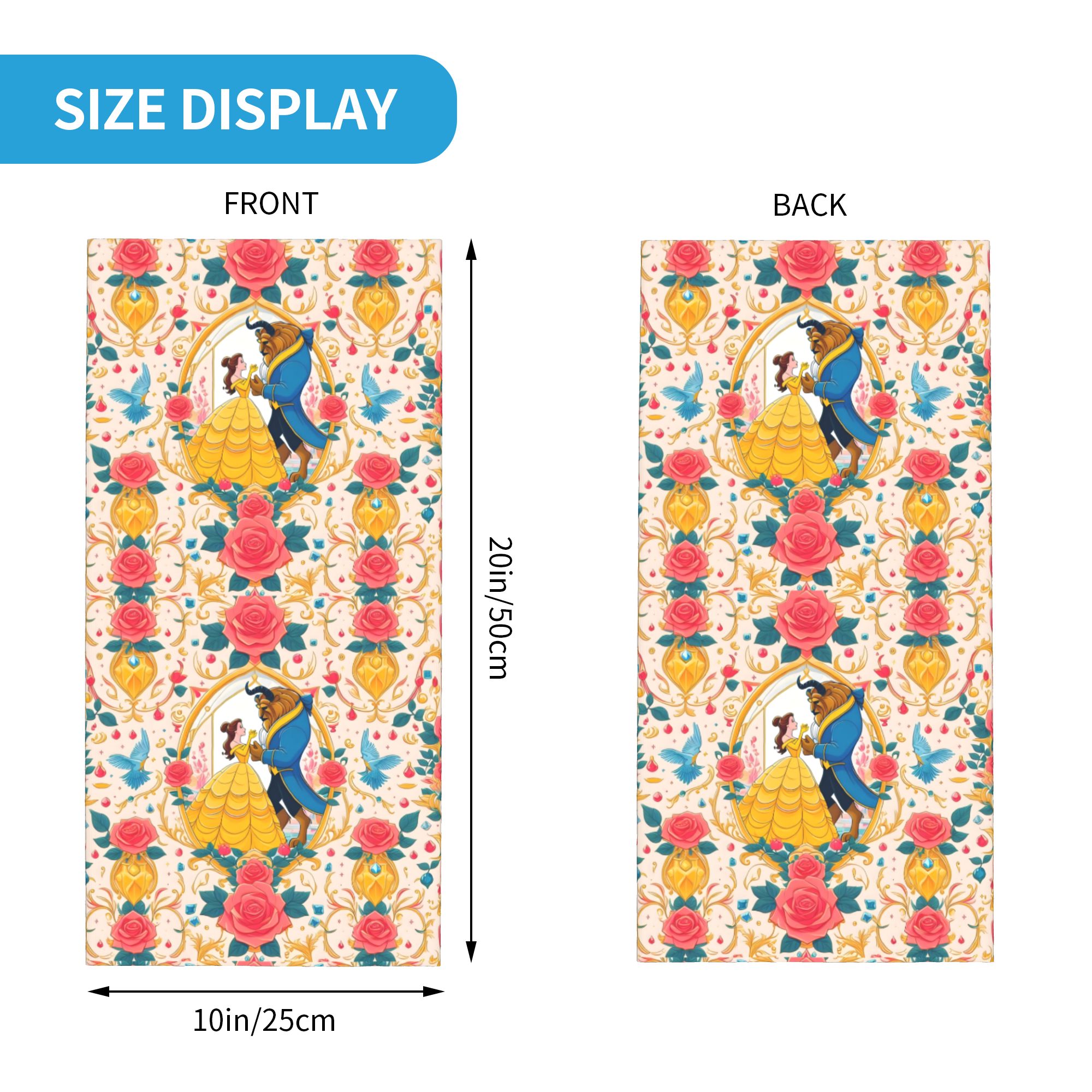 Custom B-Beauty and the B-Beas - Neck Gaiter Fleece review and price