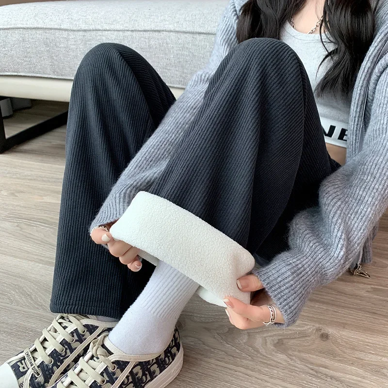 Velvet Wide-leg Pants for Wome - Corduroy Pant Warm review and price